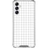 White Grid Galaxy A15 5G Clear Case
